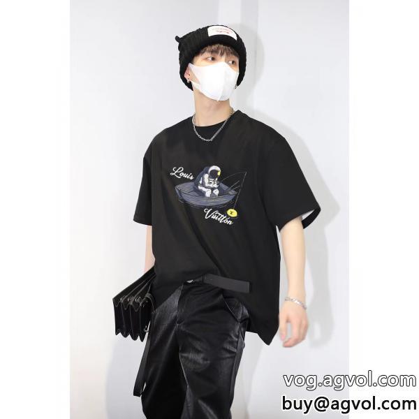LOUIS VUITTON激安 ブランド半袖Tシャツ夏に向けて気になる大人の華やかさを演出