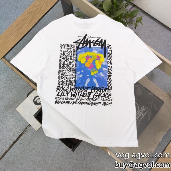 華やかムードを演出して232026最新モデルSTUSSY偽 ブランド 販売半袖Tシャツ