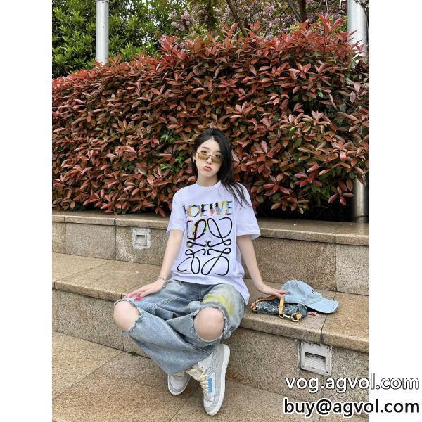 コーデの主役カジュアルで気分爽快ロエベコピー 商品 通販半袖Tシャツ