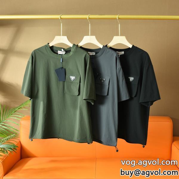 半袖Tシャツコピー 品 ブランドトレンドの最先端に海外大人気PRADA