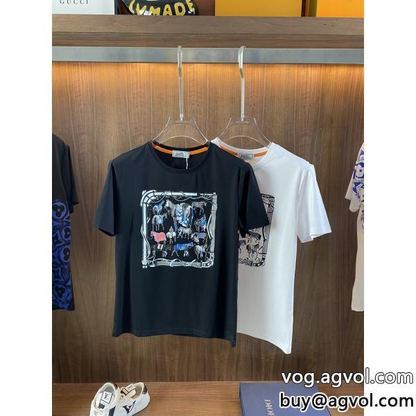 半袖TシャツHERMES海外直送ロゴがかっこいい偽 ブランド 販売