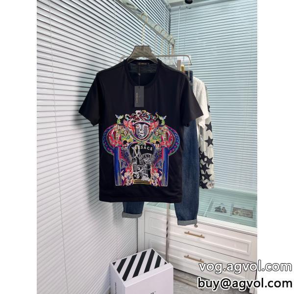 半袖Tシャツ限定生産品2026年春の新作コレクションVERSACE激安 ブランド