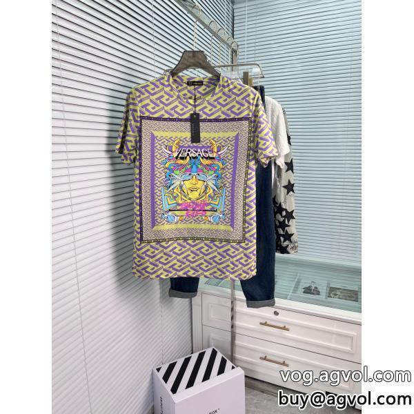 ブランド 品 スーパー コピーVERSACE半袖Tシャツ2025年新作通販自分へのご褒美