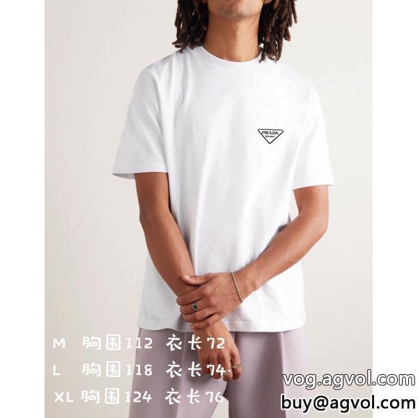 コピー ブランド今季のトレンド人気新作トレンドの最先端にプラダ半袖Tシャツ