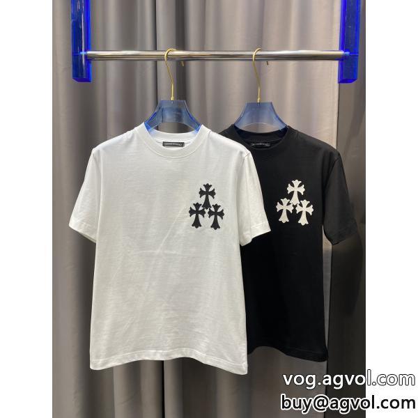 半袖Tシャツふんわり柔らか旬デザインCHROME HEARTS激安 ブランド