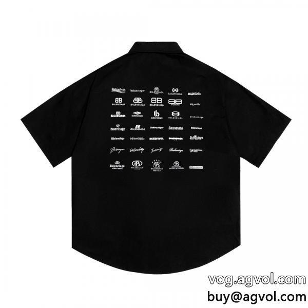 balenciagaどんなシーンにもシンプルなデザイン偽 ブランド 販売半袖シャツ
