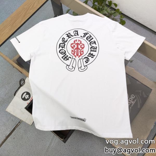 魅力を放つふんわり柔らか半袖TシャツCHROME HEARTSブランド 品 スーパー コピー