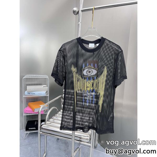 コピー 商品 通販新作夏の優秀アイテム日本未入荷カラーバーバリー半袖Tシャツ
