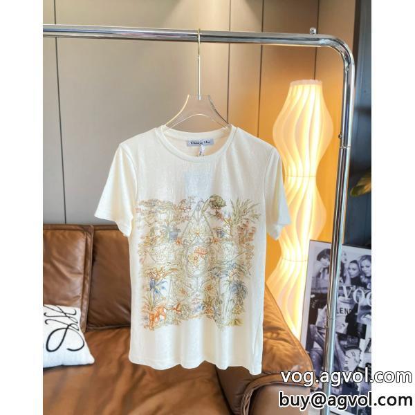コピー ブランド 販売半袖TシャツDIORどんなシーンにもクラシカルな雰囲気