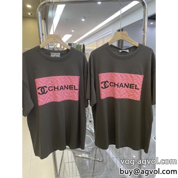 CH定番人気　薄手柔らか洗練された印象半袖Tシャツブランド フェイク