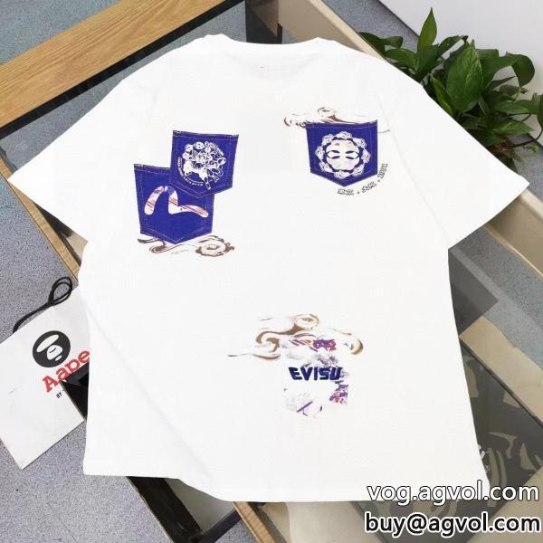 スーパー コピー 安心 エヴィス半袖Tシャツ定番人気のモデル今年の2026コーデに活躍する