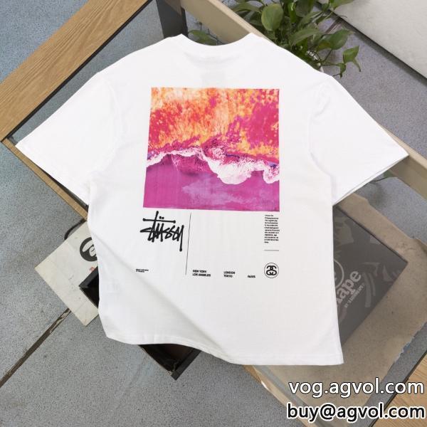 お洒落スタイル超一流のブランド半袖TシャツSTUSSYブランド 品 コピー