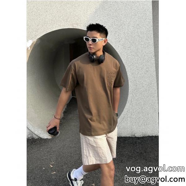 半袖Tシャツ高品質適度な光沢感がありLOEWEブランド コピー 通販