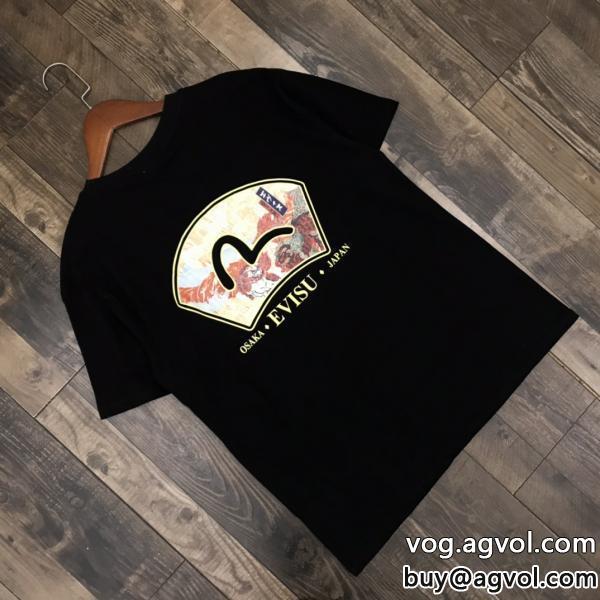 人気沸騰中おしゃれ感度UP！半袖Tシャツエヴィスブランド フェイク