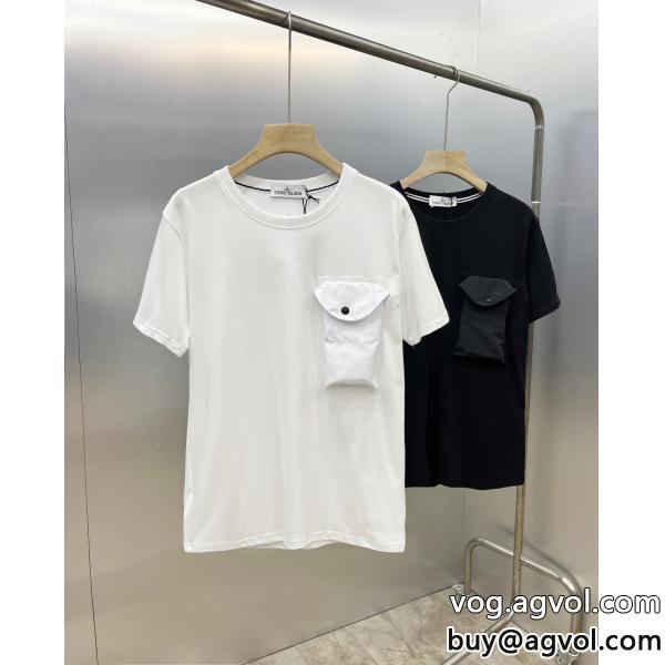 Stone Island半袖Tシャツ必需品上質なもの偽物 ブランド