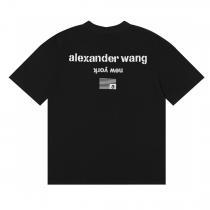 アレキサンダーワンコピー 商品 ブランドロゴがかっこいい夏にぴったり限定アイテム半袖Tシャツ