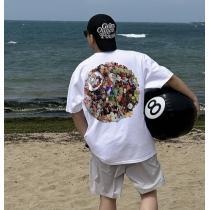 洗練されたスタイル明るいイメージを持たSTUSSY半袖Tシャツ偽 ブランド 