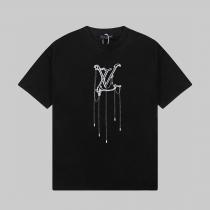 LOUIS VUITTONブランド コピー s 級爽やかな色合いトップスをインするスタイル半袖Tシャツ