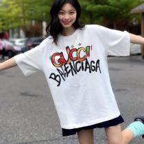 話題の新作到着シンプルなデザイン半袖Tシャツ偽物 ブランド 販売balenciaga