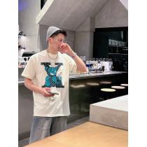 ブランド 激安 抜け感スゴイ涼しげに演出LOUIS VUITTON半袖Tシャツ