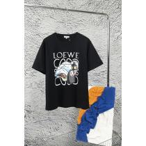 ブランド スーパー コピー 舗在庫処分SALE透け感優しい半袖Tシャツロエベ