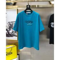 オフホワイトスーパー コピー 通販 優良話題沸騰風通しの良いフレア半袖Tシャツ