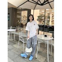 ロエベ半袖Tシャツ人気新作　ロゴ入り個性的なデザイン激安 通販 ブランド