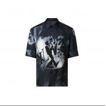 ブランド コピー s 級リラックスした雰囲気に大人っぽく見せ新作半袖シャツLOUIS VUITTON