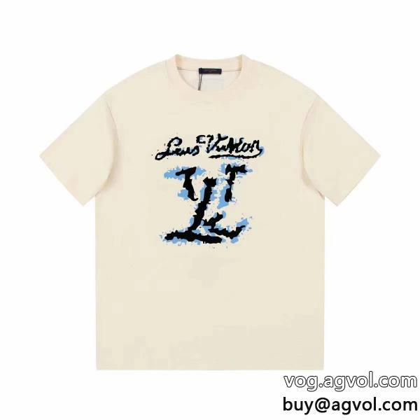 半袖Tシャツ偽 ブランド 販売ルイ ヴィトンカワイイ雰囲気日本即完売予想
