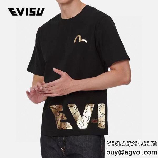 機能性が高い今年流大人っぽさ半袖Tシャツコピー 商品 ブランドEVISU
