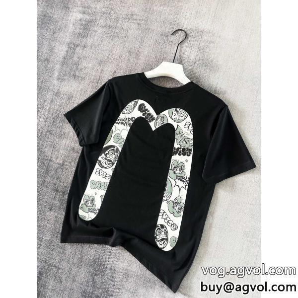 スーパー コピー 安心 半袖Tシャツ新作モデル今シーズンのトレンドアイテムEVISU