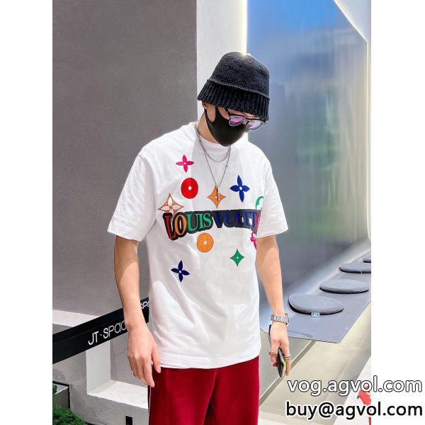 最安値抜け感のあるスタイルが完成半袖TシャツLOUIS VUITTONブランド コピー 激安