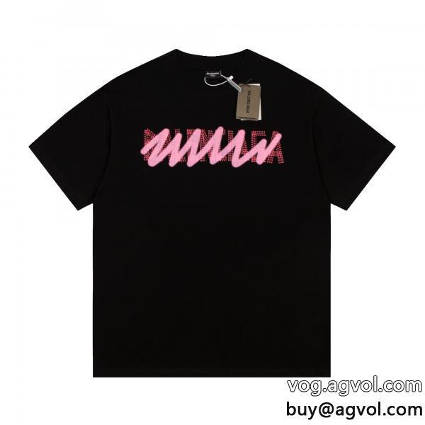 コピー ブランドバレンシアガ半袖Tシャツコーデの主役優しげな高級人気色
