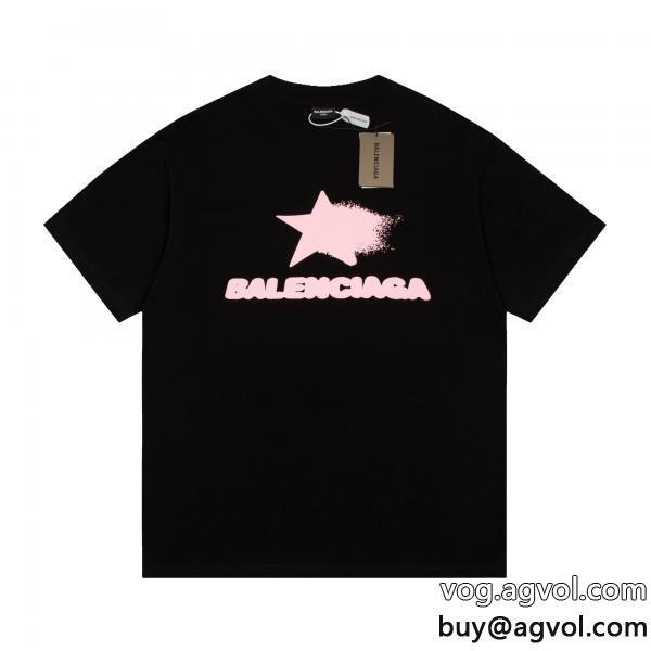 balenciagaスーパー コピー 品半袖Tシャツセレブや芸能人からも愛用爽やかさ