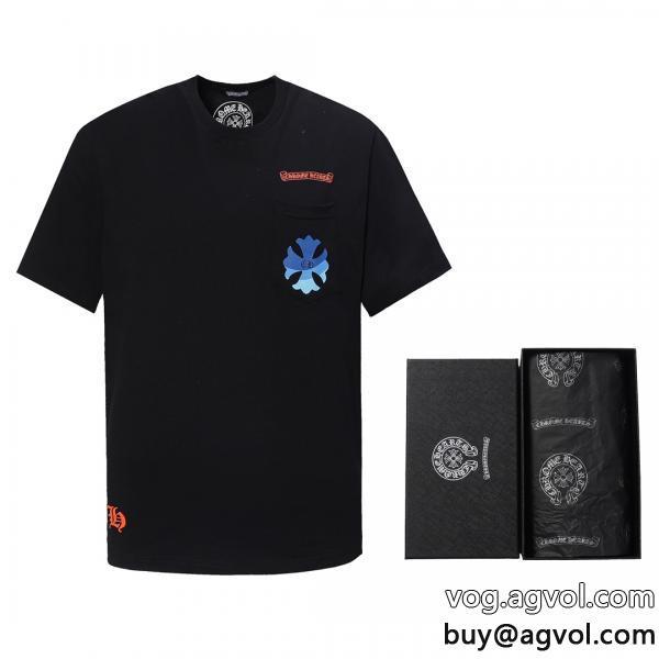 激安 ブランド 通販ハイセンス最新☆大人気☆話題沸騰半袖TシャツCHROME HEARTS