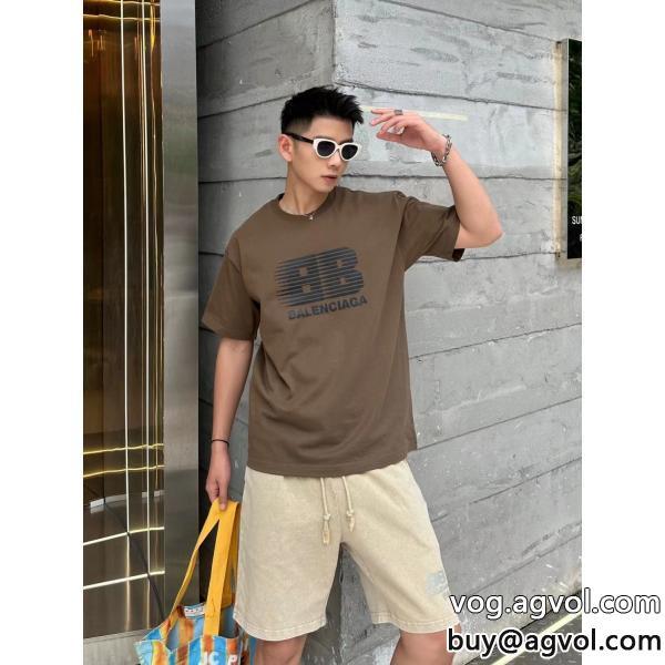 話題沸騰素敵な夏の定番アイテム通販 ブランド半袖Tシャツbalenciaga