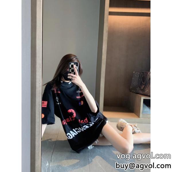 バレンシアガブランド コピー 安心半袖Tシャツシンプルなデザイン先行入手
