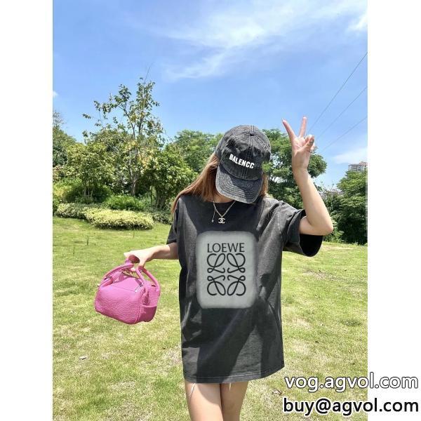 スーパー コピー ブランド 通販超大特価爽やかさ半袖TシャツLOEWE