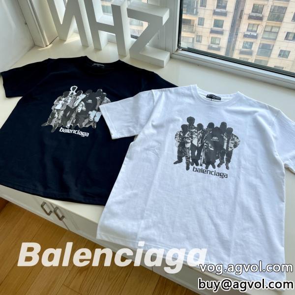 大人レディなシルエット優しい肌触りバレンシアガ半袖Tシャツ偽物 通販 