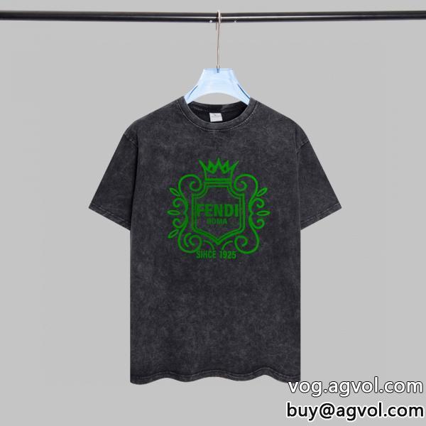 半袖TシャツFENDI優しげな高級人気色クラシックな雰囲気のトップスブランド コピー 通販