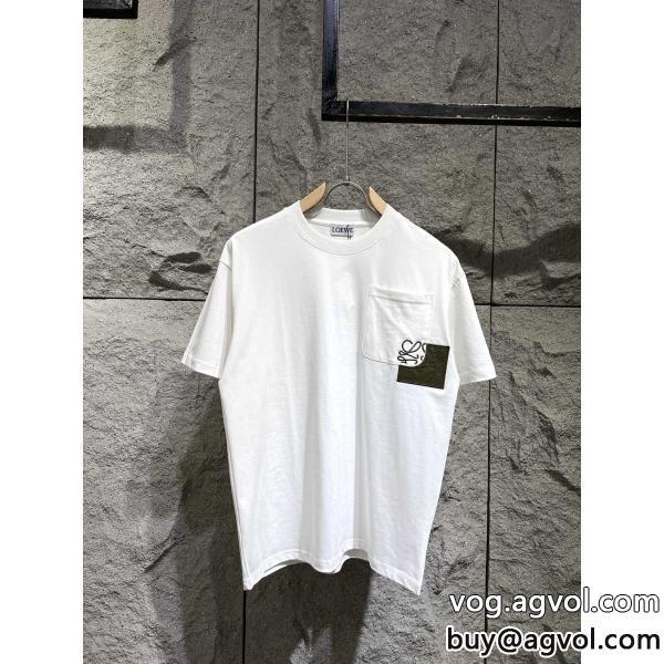 ロエベ偽 ブランド 販売半袖Tシャツ海外よりお届け　限定品トレンドスタイル