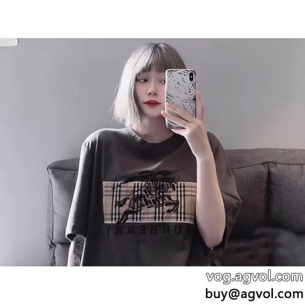 BURBERRYブランド コピー 販売限定生産品ロゴがかっこいい半袖Tシャツ
