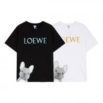 海外限定大人っぽいデザインロエベブランド 品 スーパー コピー半袖Tシャツ