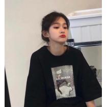 期間限定セール清涼感とカジュアルスタイルバレンシアガ半袖Tシャツブランド フェイク