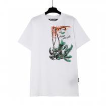 ブランド レプリカきちんと感が抜群透け感の持つ涼しげな印象半袖TシャツPalm Angels