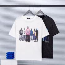 海外大人気アイテム完璧なシルエット半袖Tシャツbalenciagaブランド コピー 販売