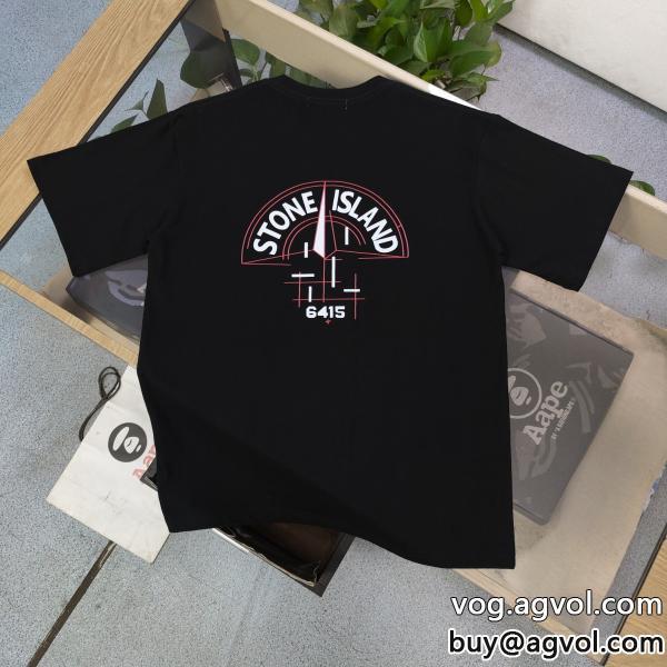 偽物 ブランドStone Island半袖Tシャツ海外限定着心地の良い