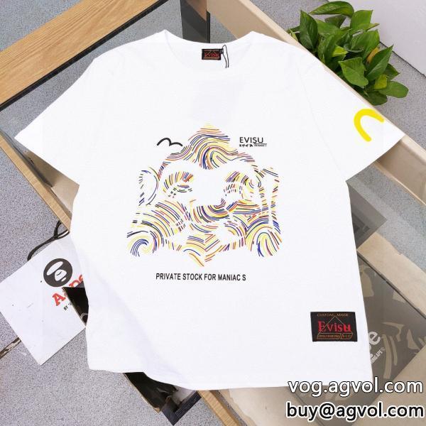 半袖Tシャツ人気セール100%新品オススメのお品ブランド 偽物 激安EVISU