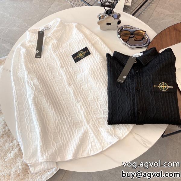 通販 ブランド長袖シャツStone Island定番のスタイル2026限定オーバーサイズ