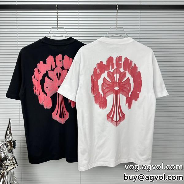 リラックスした雰囲気に限定モデルスーパー コピー  CHROME HEARTS半袖Tシャツ